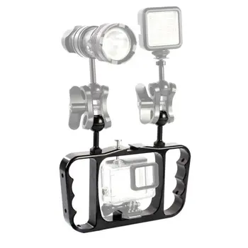 

For Gopro Camera Portable CNC Ultra-light Aluminum Alloy Handle Diving Photography Stand
