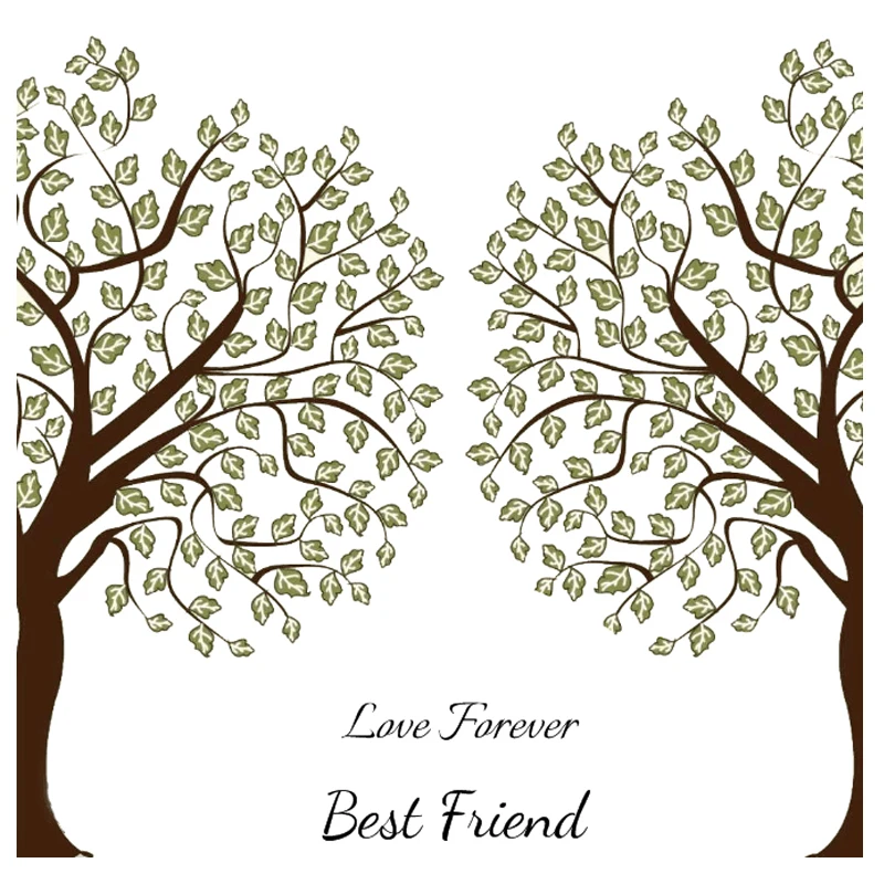 

ZhuoAng Love Forever Best Friend Clear Stamps For DIY Scrapbooking/Card Making/Album Decorative Silicone Stamp Crafts