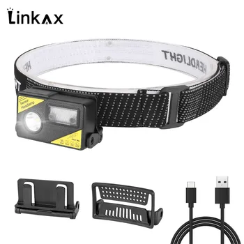 

USB Rechargeable LED Headlamp XML-2 LED Body Motion Sensor Head Camping Flashlight Lights With USB best for Camping Fishing