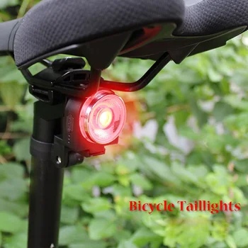 

Bicycle Flashlight Bike Rear Light Auto Start/Stop Brake Sensing IPx5 Waterproof LED Charging Cycling Taillight Long time Lamps