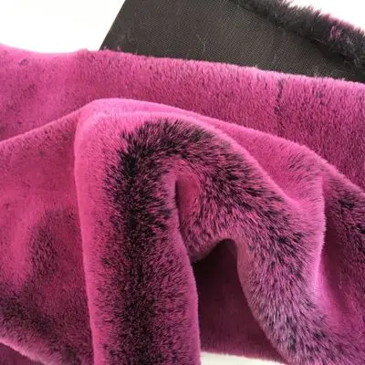 color 2 Искусственный мех кролика искусственный плюшевый мех Ткань для зимнего пальто жилет меховой воротник 160*50 см длинные волосы плюшевый мех tissu telas - Цвет: color 2