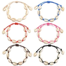 Аксессуары, ретро браслет, Европа и Америка, ретро пляж, натуральная раковина, ручная работа, браслет на ногу