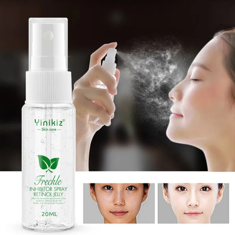 

Hot Freckle Removal Serum Moisturizing Lightening Pigment Brighten Skin Color Anti-aging Spray Long Lasting 2020