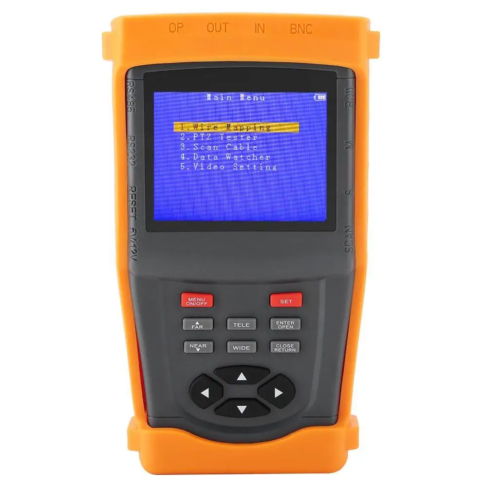 US $104.00 Original Monitoring Tester 35in LCD Display Multifunctional Monitoring Network CCTV Tester Electrical Instrument