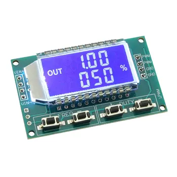 

PWM Pulse Frequency Duty Cycle Adjustable Module Square Wave Rectangular Wave Signal Generator Electronics Accessories