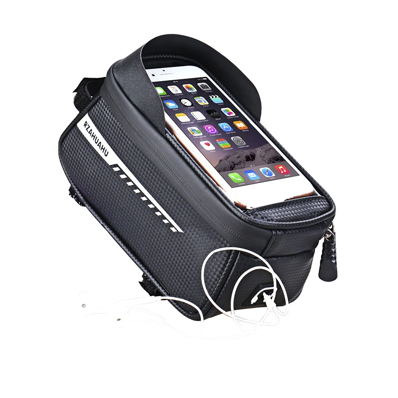 6.5 Inch Touch Screen Phone Case Bag Top Front Tube Frame Cycling Packet Waterproof MTB Bike Accessories Bicycle Package XA50TQ