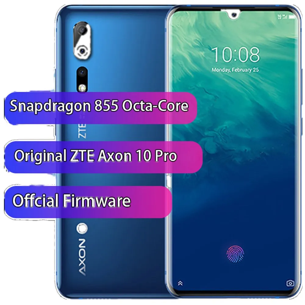 Глобальная версия смартфона ZTE Axon 10 Pro с восьмиядерным процессором LTE 6 47 &quot гибким
