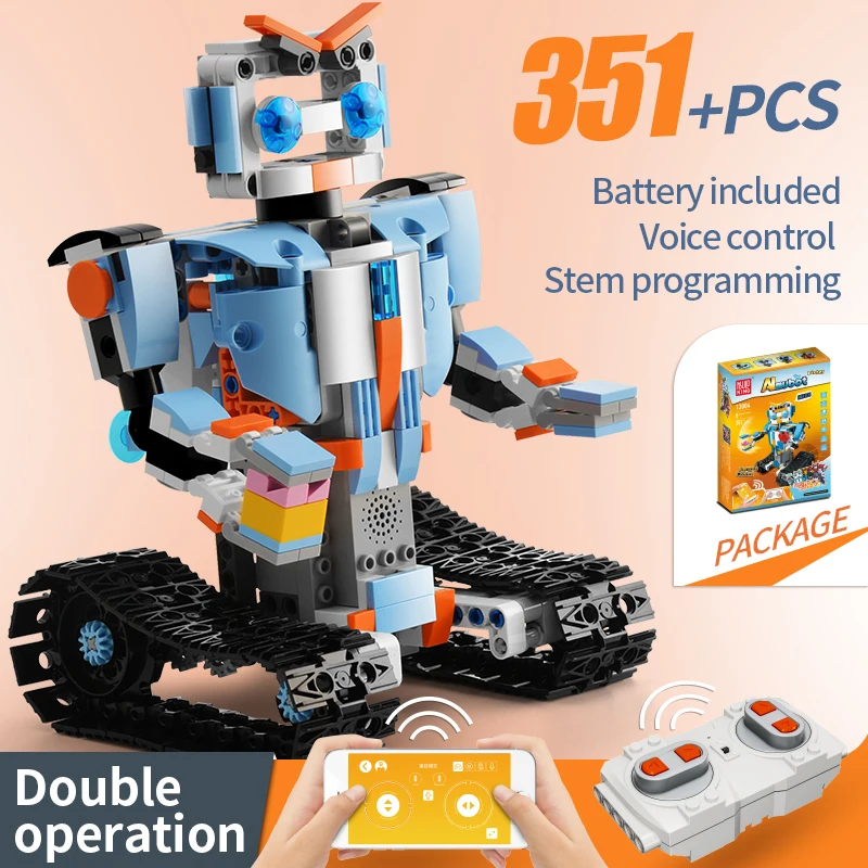 

2020 Hot High Technic RC Robot Building Blocks Creator City Remote Control Robot Weapon Brick Car Educational Children Toys Gift