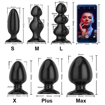 Adult Large Anal Dilator Sex Toys For Men Women Huge Butt Plug Prostate Massage Anus Expansion Vagina Stimulator Big Anal Beads 2