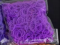 DIY ручное вязание Радужная вязальная Машина резинки ткацкие ленты 500 г - Цвет: violet 500G
