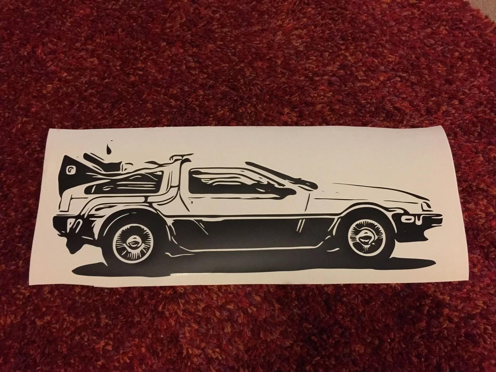 Ретро-наклейка delean Back To The Future Wall Art | Автомобили и мотоциклы