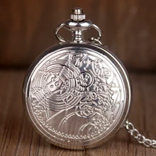 Серебряные Стальные кварцевые карманные часы Doctor who, аналоговые часы с подвеской, часы Fob для мужчин и женщин, подарки, карманные часы
