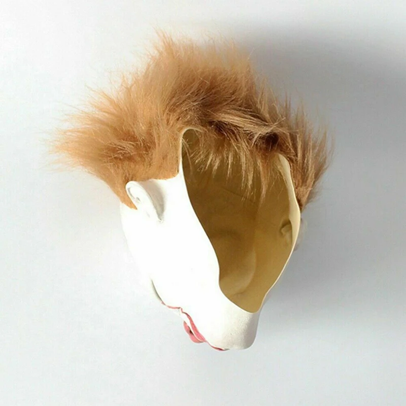 Adult Pennywise IT Clown Deluxe Latex Over Head Halloween Scary Horror