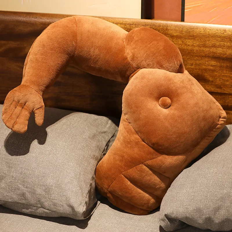 thumbnail image 1 of Almohada muscular suave para novio de 30 a 60 cm, cojín creativo y cómodo de peluche para niñas, regalos para niños, regalo de San Valentín y Año Nuevo, 1 of 5