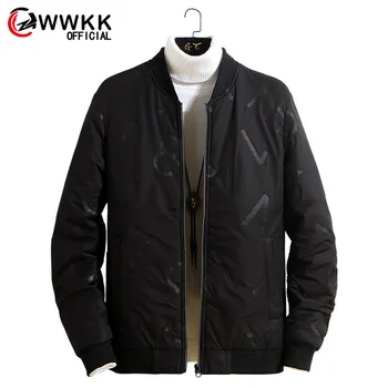 

Men's Baseball Jackets Contrast Color Cold Protection Coat Male Brand Autumn Casual Zipper Motorcycle Leather Comfortable Jacket