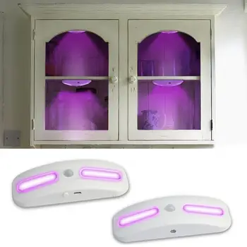 

Rechargeable UV Sterilizer Lamp Eliminator Ultraviolet Light with Motion Sensor 12LED 600MA UV Sterilizing Sensor Wall Light