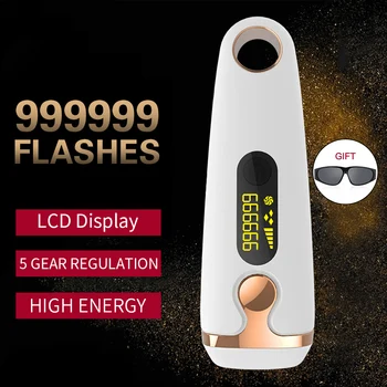

3 In 1 999999 Flash IPL Laser Epilator Permanent Epilator LCD Display Armpit Facial Whole Body Painless Photoepilator F1
