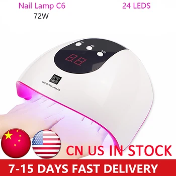 

72/96W UV Lamp Nail Dryer UV LED Gel Nail Lamp Fast Curing Gel Polish Ice Lamp for Nail Manicure Machine Polish Light Nail lamp