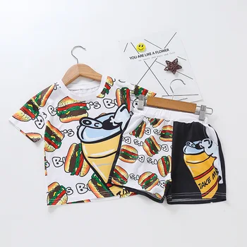 

2020 New Summer Boys Clothing Sets Fashion Suit Children Boys Clothes T-Shirt+Pants Clothes Suit Kids Boys Clothes Set
