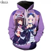 Game Nekopara-sweat à capuche imprimé en 3D pour femmes et hommes hauts de Jogging, Anime, Chocolat, vanille, Streetwear, décontracté ► Photo 2/6