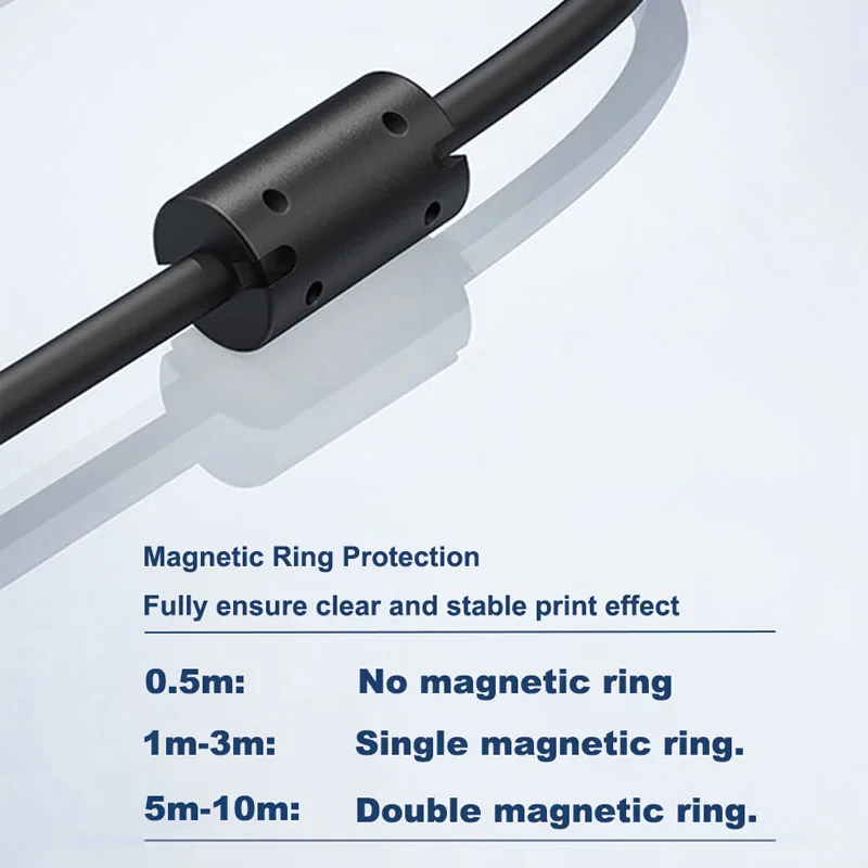 High-Speed 10m USB B to USB A Printer Cable