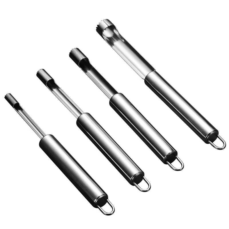1Pcs Stainless Steel Twist Fruit Core Separator Seed Remover Hawthorn Jujube Pear Apple Corers Seeder Kitchen Gadgets Tools
