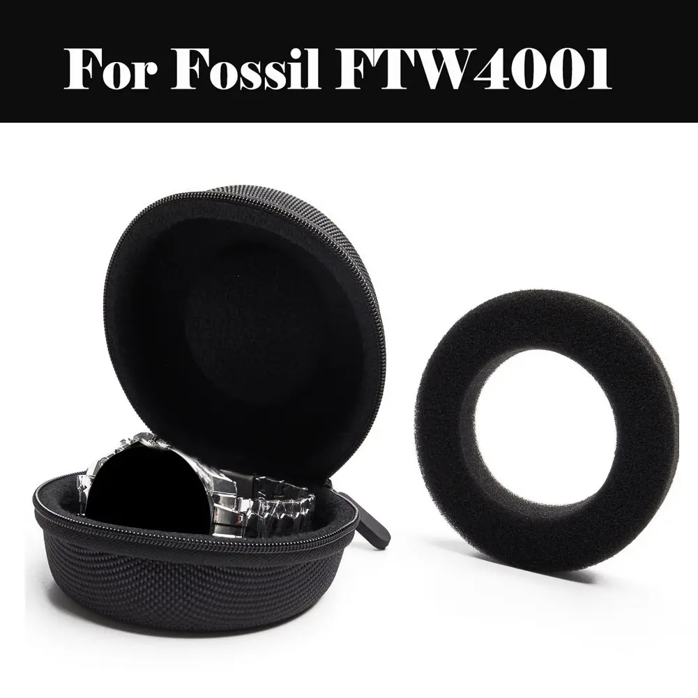 

Pocket Storage Case Pouch Bag Mini Box Hard Protective Bag Pouch Cover Zipper SmartWatch Box For Fossil FTW4001