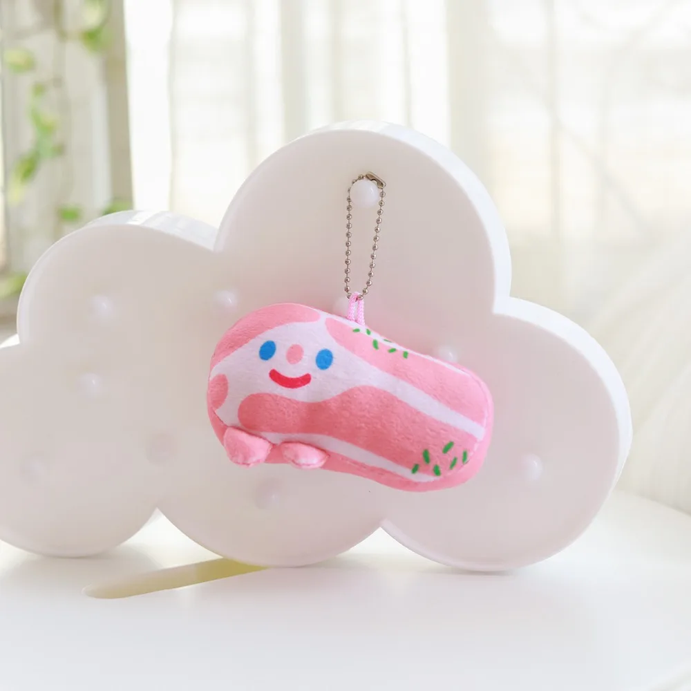 Корейская поп Kawaii плюшевая подушка с беконом, мягкая милая мягкая подушка, кукла из свинины, рождественские подарки, детские игрушки