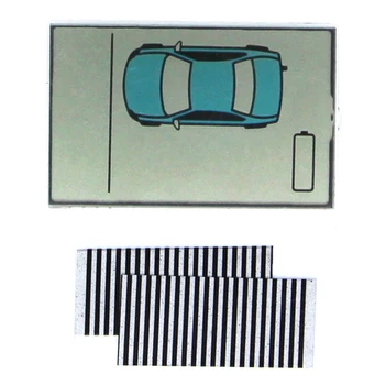 

Flexible Cable Russia version ZX925 lcd display for Sheriff ZX-925 Zebra Stripes lcd remote two way car alarm system