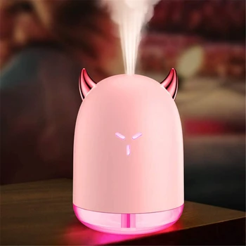 

Seven Color Devil USB Humidifier Portable Mute Humidifier Atomizer Air Beauty Moisturizer for Domestic Desktop Car 260Ml