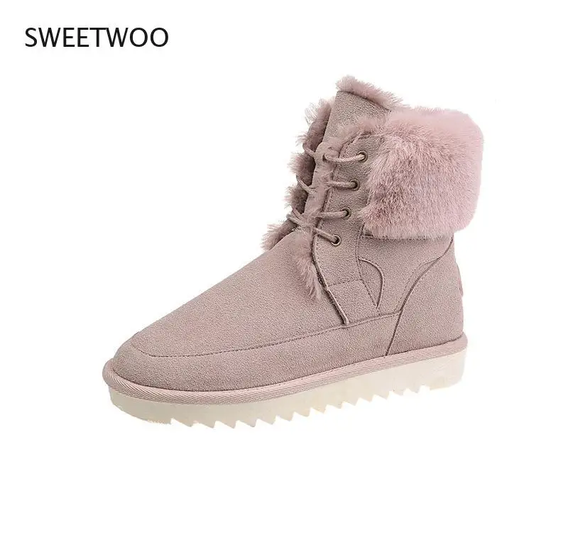 Winter Knee High Boots for Women Long Boots Shoes Fur Sock Luxury Designer Black White Pink 2021