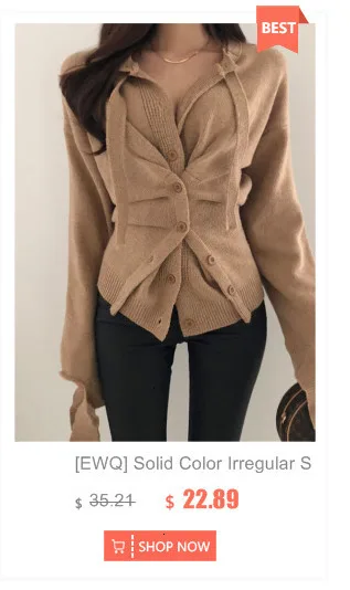 [EWQ] осеннее Новое студенческое свободное толстое теплое шерстяное пальто с капюшоном и длинными рукавами в Корейском стиле свободное женское черное шерстяное пальто QL307