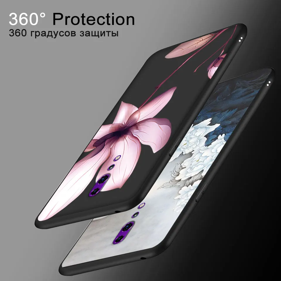 Для Oppo A7X A9 Мягкий ТПУ чехол A3S A57 Силиконовая задняя крышка для F9 F11 телефон Funda для RenoZ 10X Zoom Coque Матовая защитная оболочка