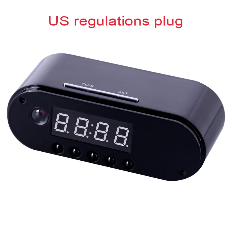 USA Charger Мини-камера Z10 1080P HD будильник настольные часы инфракрасная камера ночного видения беспроводные Часы с поддержкой wifi и с камерой цифровой мини-видеорегистратор - Цвет: USA Charger