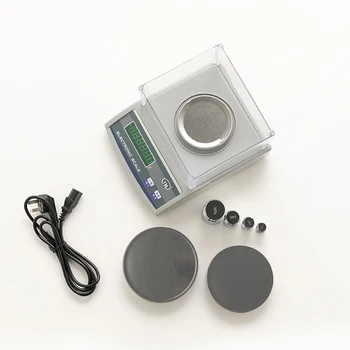 

Lab Analytical Digital Balance Scale Electronics Said With LCD Display 100g/200g/300g*0.001g Kitchen Scale Electronic Balance