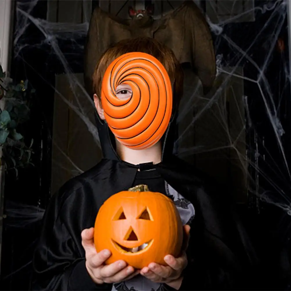 Аниме Наруто Учиха Обито маска Учиха Маскарад Полное Лицо Смолы вечерние косплей маски для Хэллоуина маскарадные партийные принадлежности