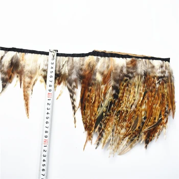

Pheasant Feathers Trim Rooster Turkey Feathers Feather Trim Lace Feathers for Crafts Plume Decoration Feather Decor DIY Carnaval