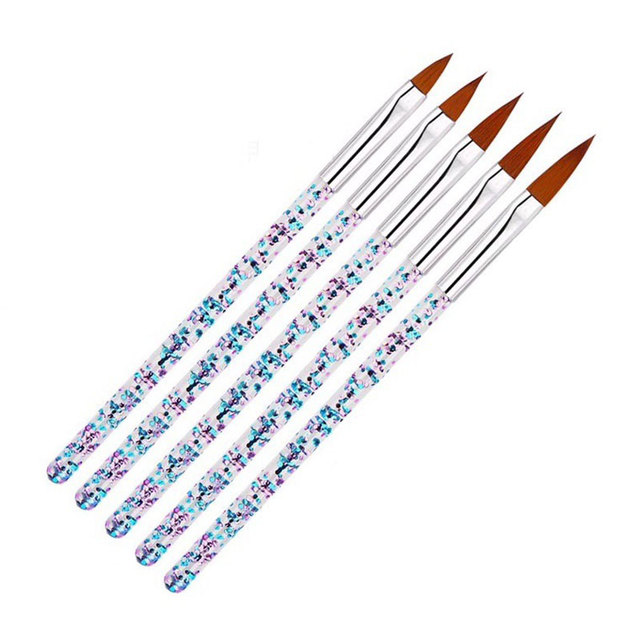 PCS /SET Nail Brush Kolinsky New Engraving Dotting Drawing Painting UV Gel Carving Pen Acrylic Beauty Nail Art Nail Tools
