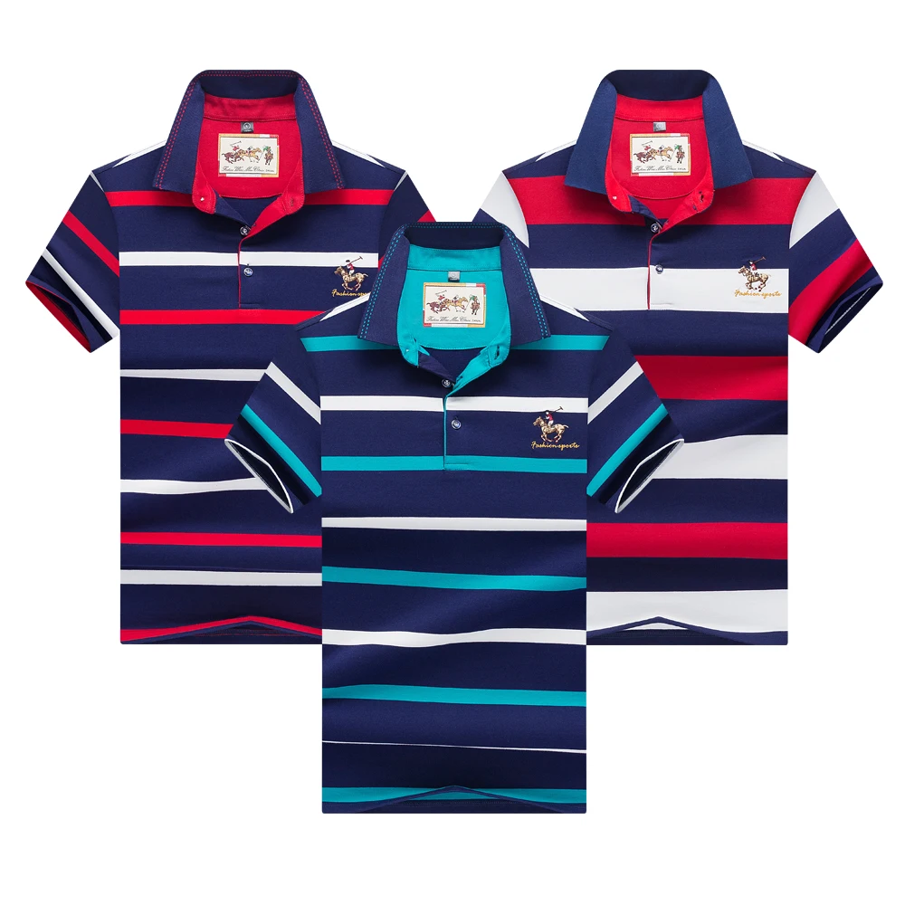 8091LR8090R Hollirtiger 3 шт. розничная polo homme de marque модная одежда по индивидуальному заказу, шаровары удобные стрейч Для мужчин рубашка поло HOMBRE в полоску модные футболки-поло Для мужчин - Цвет: 8091LR8090R