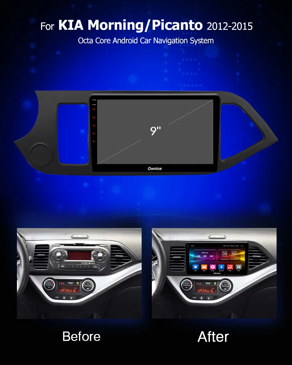 Perfect Ownice K3 K5 K6 Android9.0 Octa Core Car Radio DVD Player GPS Navi Stereo for KIA PICANTO MORNING 2012 2013 2014 2015 4G LTE DSP 1 Perfect Ownice K3 K5 K6 Android9.0 Octa Core Car Radio DVD Player GPS Navi Stereo for KIA PICANTO MORNING 2012 2013 2014 2015 4G LTE DSP 1