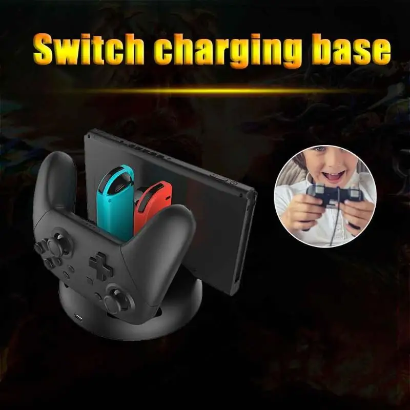 4 в 1 зарядная док-станция зарядное устройство подходит для N-Switch/N-Switch Lite/Pro Joy-Con