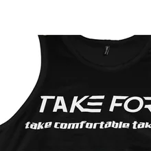 Топы для занятий фитнесом и фитнесом, жилет без рукавов, свободный крой, для бега, впитывает пот, эластичность, спортивный жилет большого размера Menswea