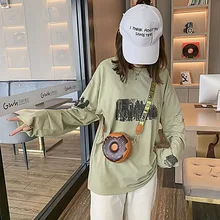 3 цвета, сумки через плечо с пончиком для девочек, сумки через плечо, модные милые круглые сумки на молнии, сумки-мессенджеры для девочек, новинка