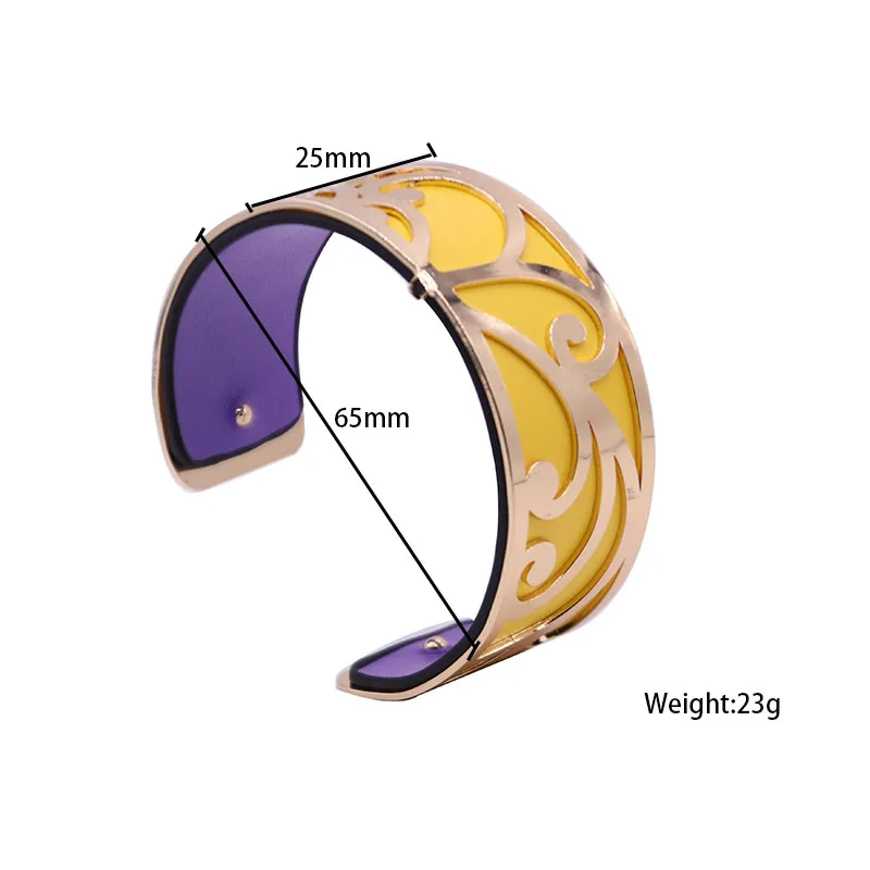 Сменный Кожаный Браслет-манжета, браслеты с золотым цветком в форме мансеты, женские браслеты из жоржета для женщин