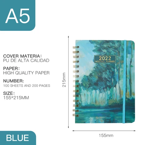 Planner Simple Design Hardcover Flexible Daily Planner Thick Paper Time Management For Women Men Desk Calendar H-best