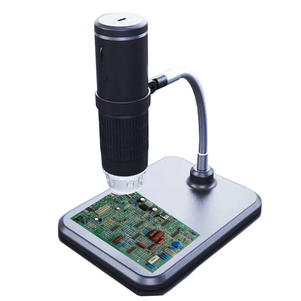 2.0MP Многофункциональный цифровой микроскоп с камерой wifi высокой четкости Электронные Микроскопы 8 Регулируемая Яркость светодиодное освещение