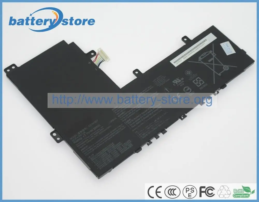 7,7 V, 4940 mAh, 38W подлинный аккумулятор C21N1807, 0B200-03040000 для ноутбука ASUS VivoBook E12 E203NA, E203MAH
