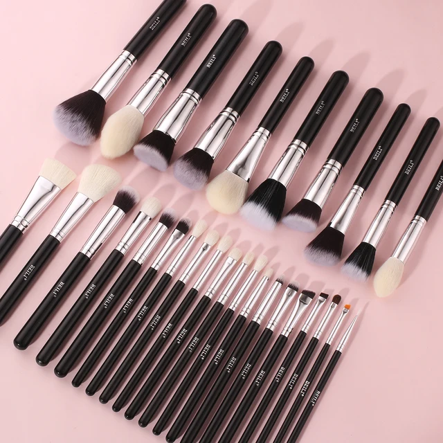 Black Makeup brushes set 2