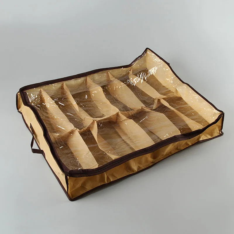 Reusable Shoes Storage Organizer Holder Container Home Under Bed Dustproof Bag Closet Box Bag Large Capacity Anti Moisture