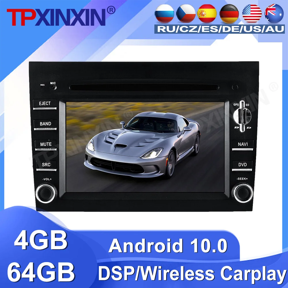 

64G For Porsche 911 997 Cayman 2005 2006 - 2008 Boxter 2005 - 2012 Android 10 Car Radio video Multimedia Player GPS Navigation